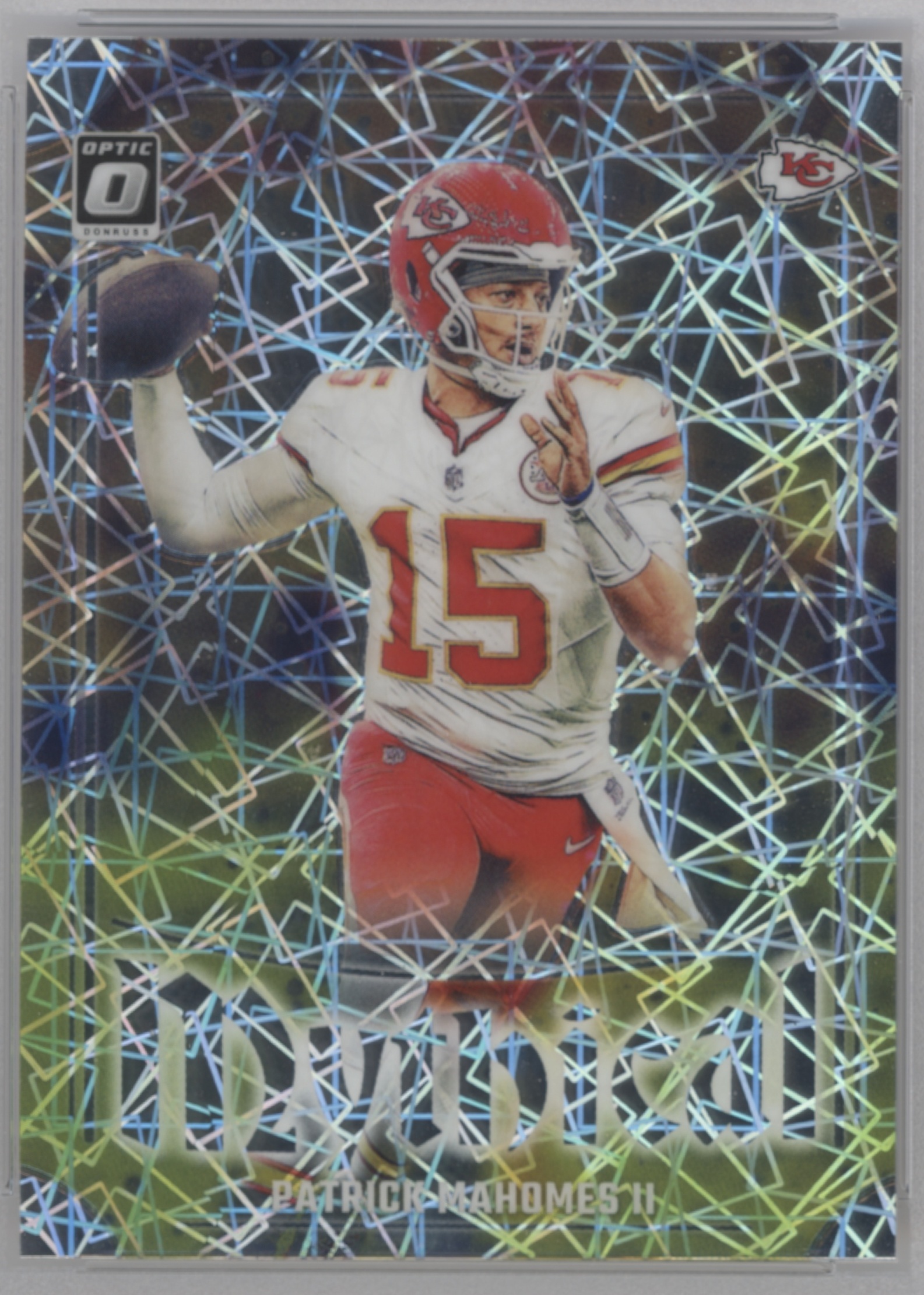2023 Donruss Optic Football Patrick Mahomes II #3 PSA 8