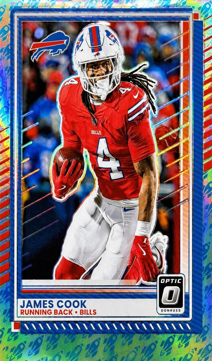 2025 Donruss Optic Football Rocket James Cook #138
