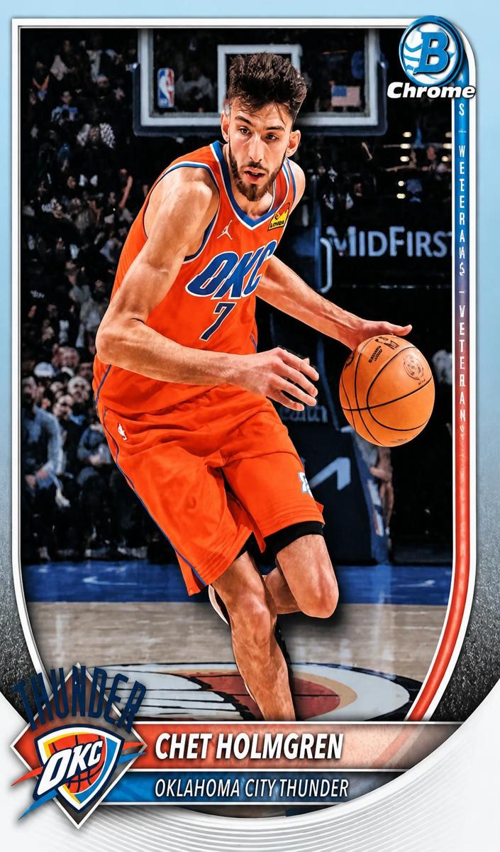 2025 Bowman Basketball Chet Holmgren #BCV-108
