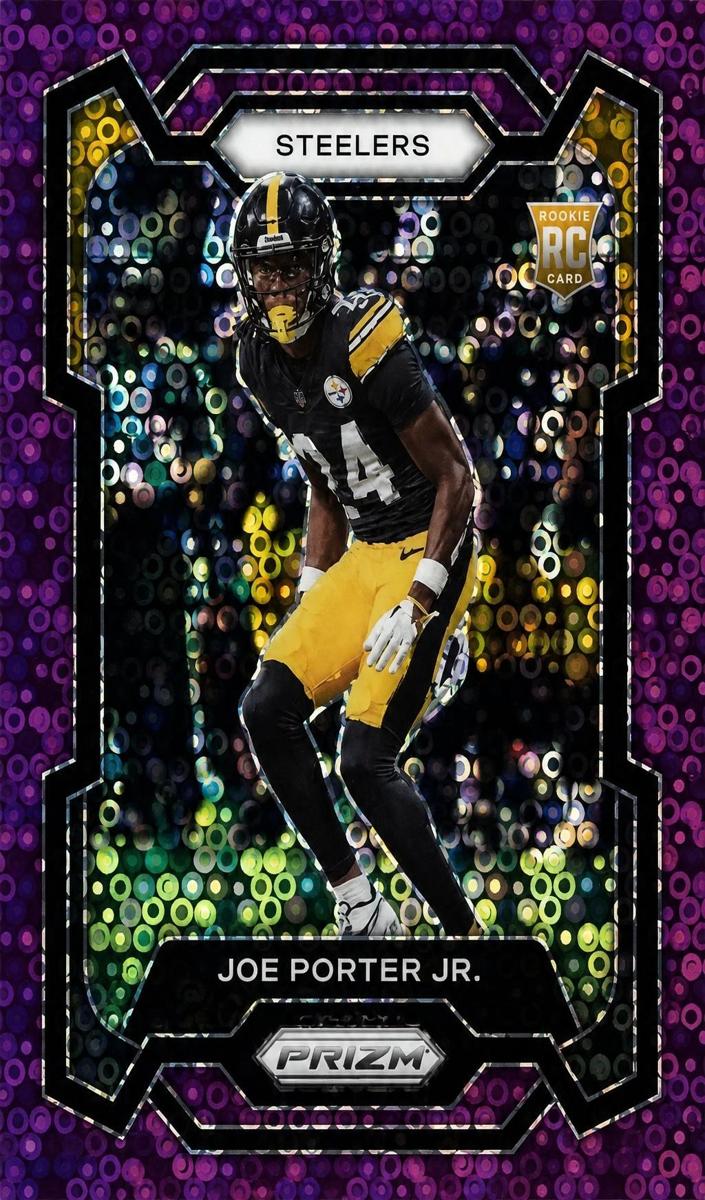 2023 Panini Prizm Football No Huddle Purple Joey Porter Jr. #386