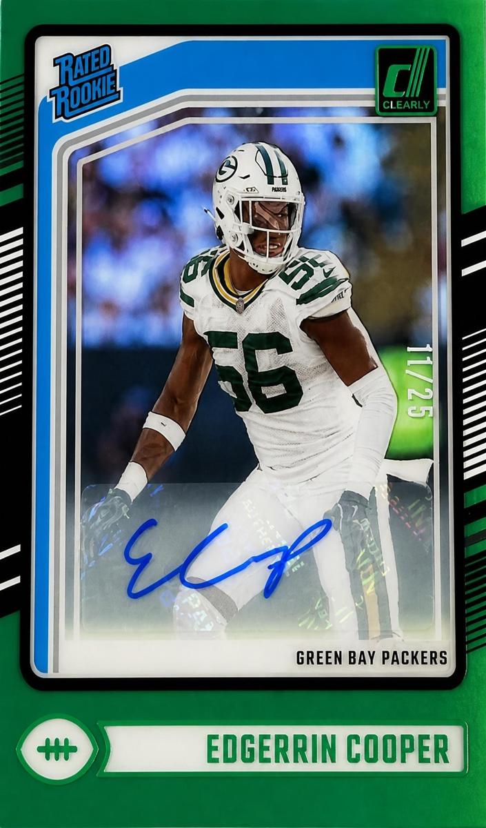 2024 Panini Clearly Donruss Football Green Edgerrin Cooper #98