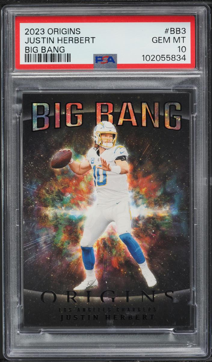 2023 Panini Origins Football Justin Herbert #BB-3 PSA 9