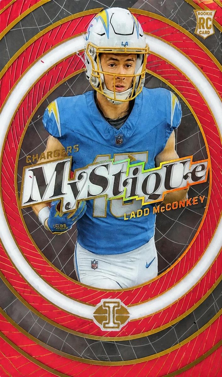 2024 Panini Illusions Football Pink Ladd McConkey #17