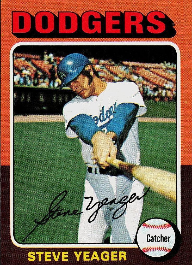 1975 Topps Baseball Steve Yeager #376