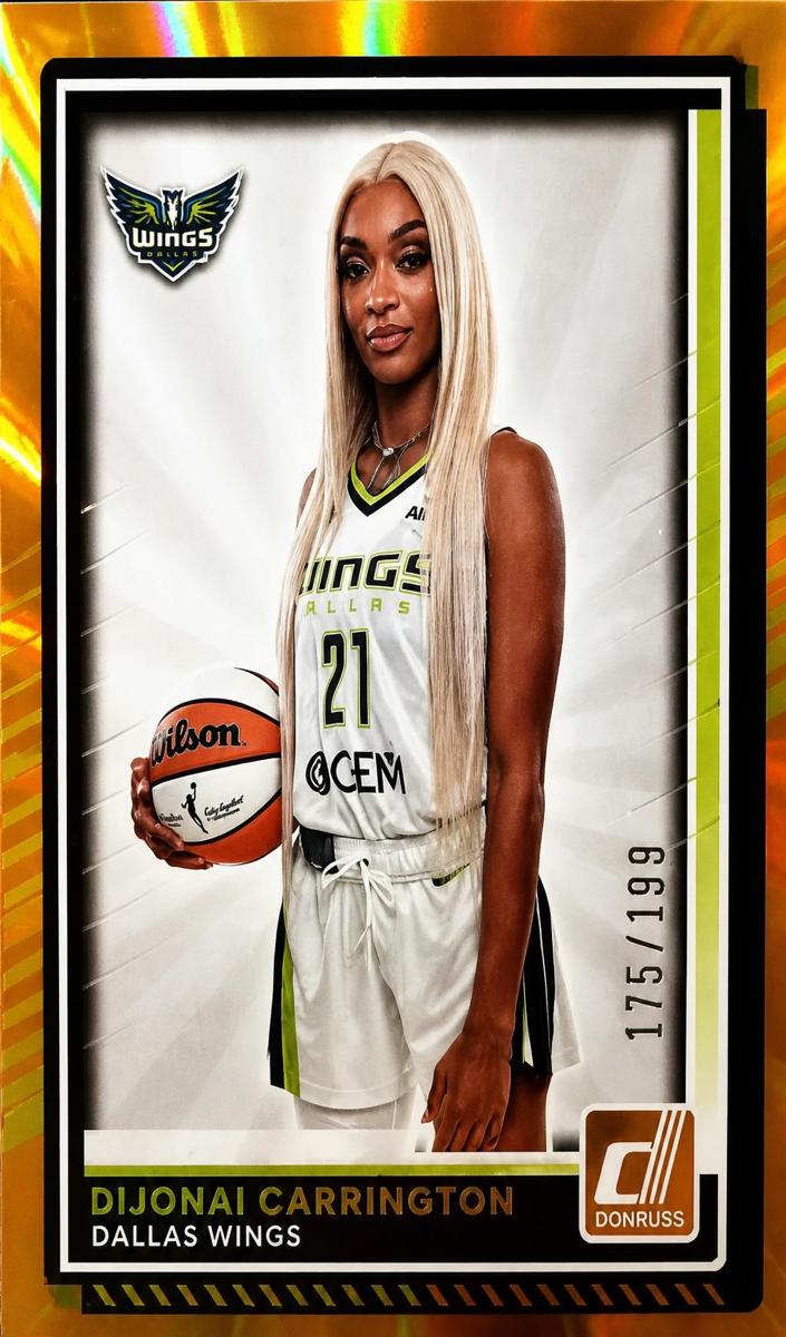 2025 Panini Donruss WNBA Basketball Orange Laser DiJonai Carrington #27