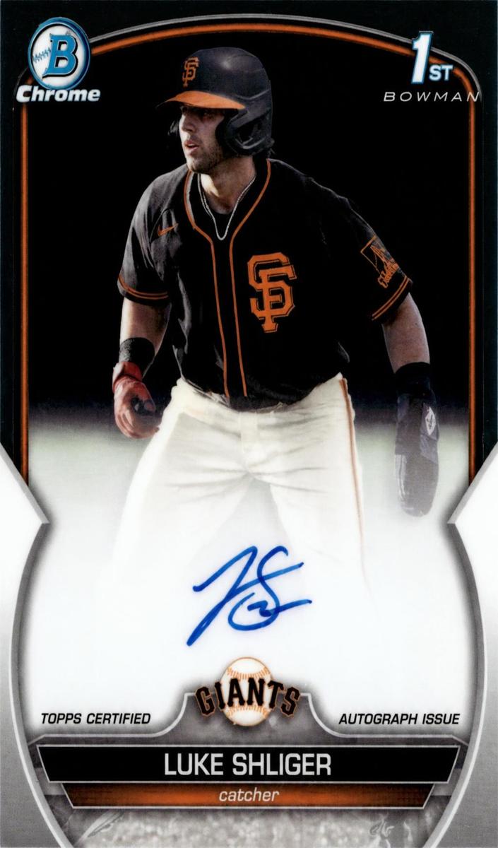 2023 Bowman Draft Chrome Baseball Luke Shliger #CDA-LS PSA 9