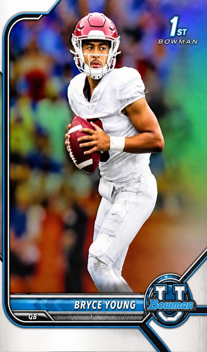 2021 Bowman Chrome University Football Bryce Young #4