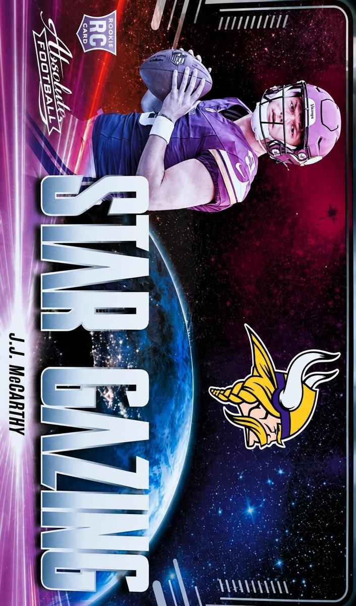 2024 Panini Absolute Football J.J. McCarthy #SG-JMY CGC 10
