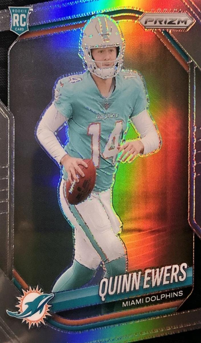 2025 Panini Prizm Football Silver Quinn Ewers #307 RAW Ungraded