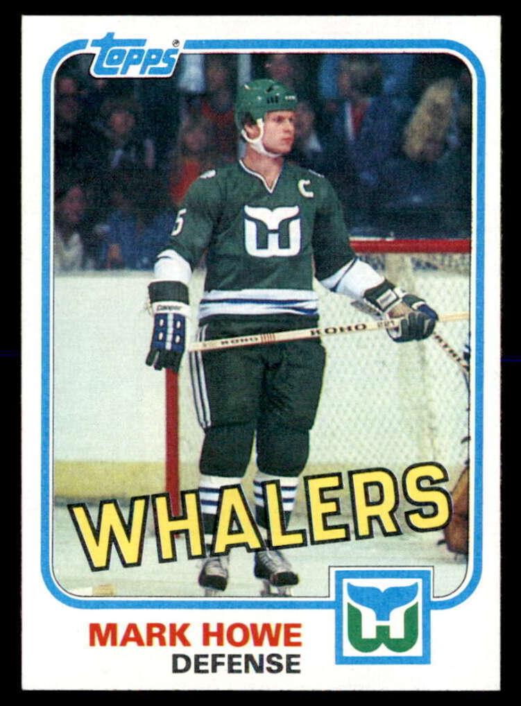 1981 Topps Hockey East Mark Howe #82 PSA 9