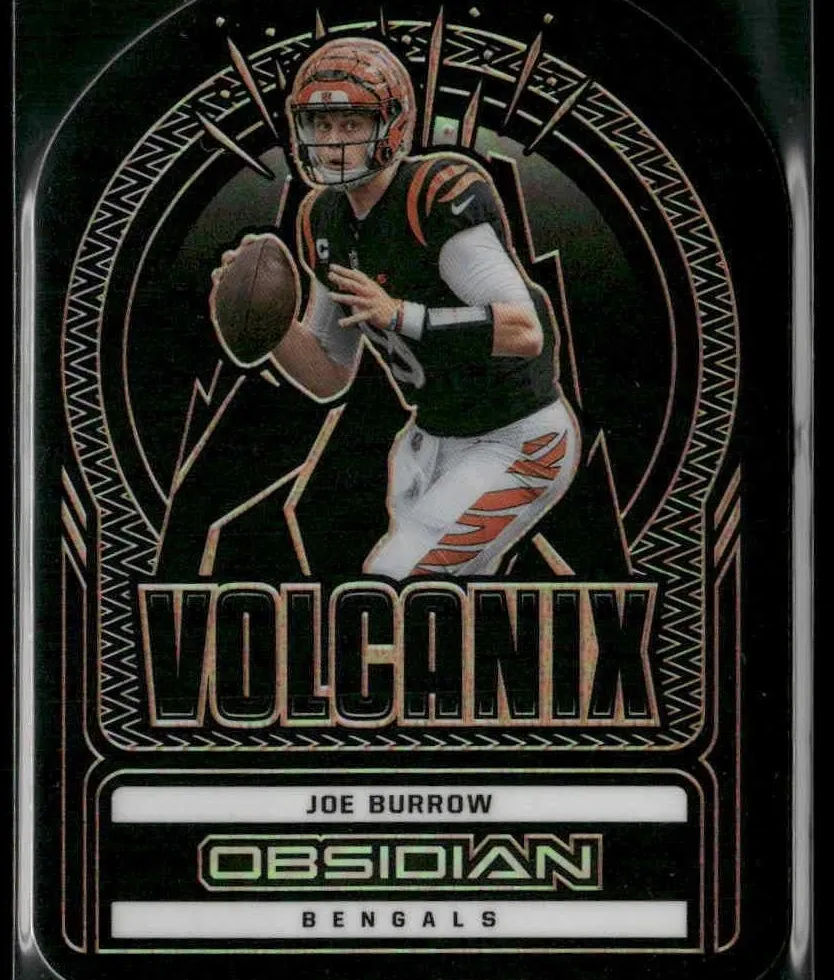 2022 Panini Obsidian Football Electric Etch Orange Joe Burrow #VCX-JBU SGC 8.5