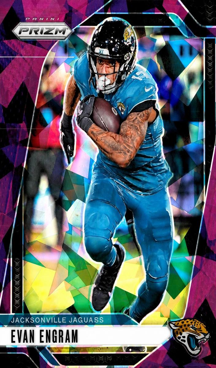 2024 Panini Prizm Football Purple Ice Evan Engram #132