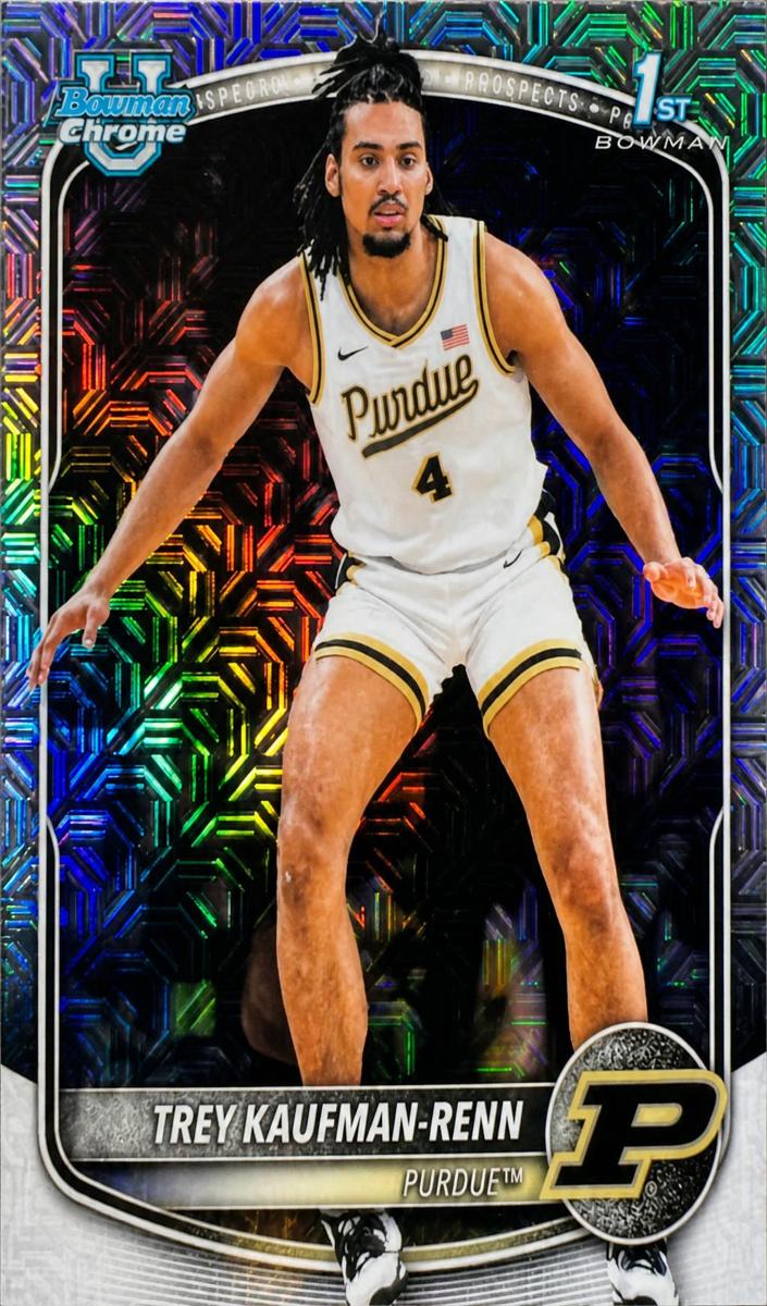 2025 Bowman Mega Box Basketball Mojo Refractor Trey Kaufman-Renn #BCP-21