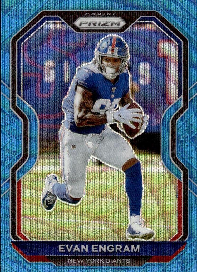 2020 Panini Prizm Football Blue Evan Engram #159