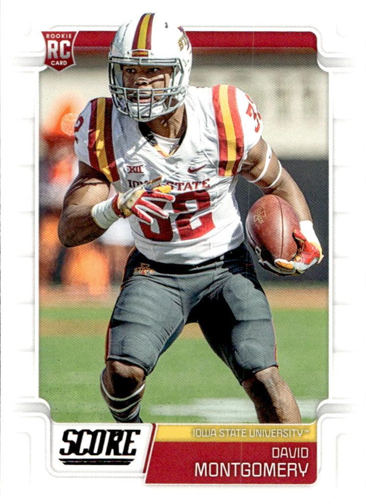 2019 Panini Score Football David Montgomery #339