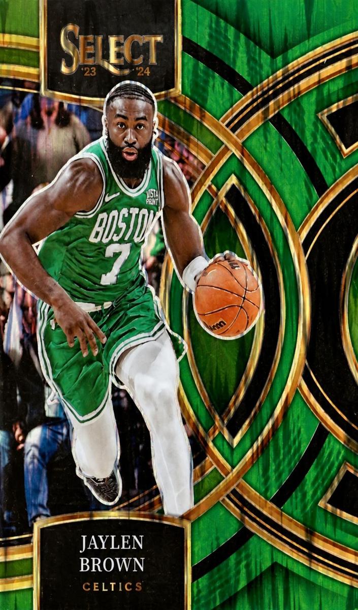 2023 Panini Select Basketball Green Shock Jaylen Brown #179