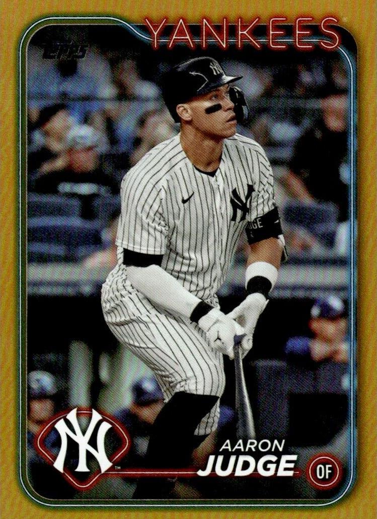 2024 Topps Baseball Gold Foil Aaron Judge #99