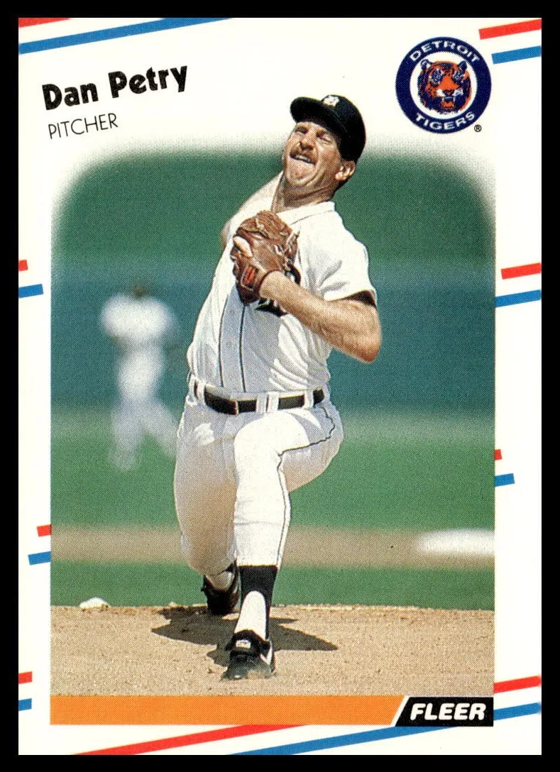 1988 Fleer Baseball Dan Petry #67