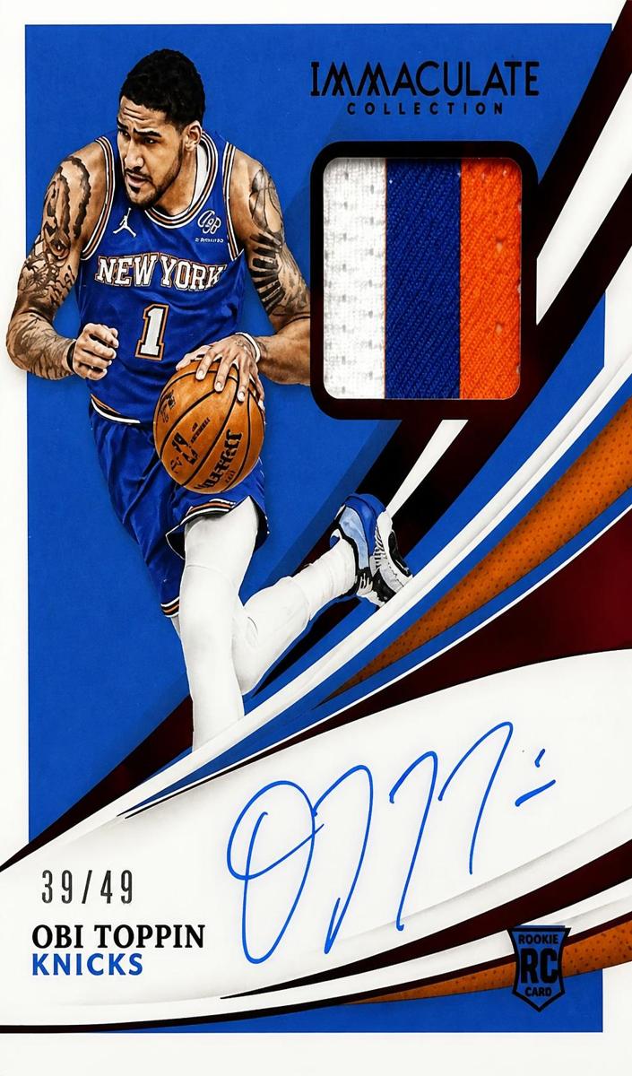 2020 Panini Immaculate Collection Basketball Obi Toppin #115
