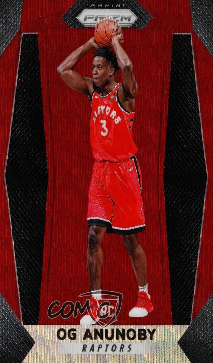 2017 Panini Prizm Basketball Ruby Wave OG Anunoby #38 PSA 10