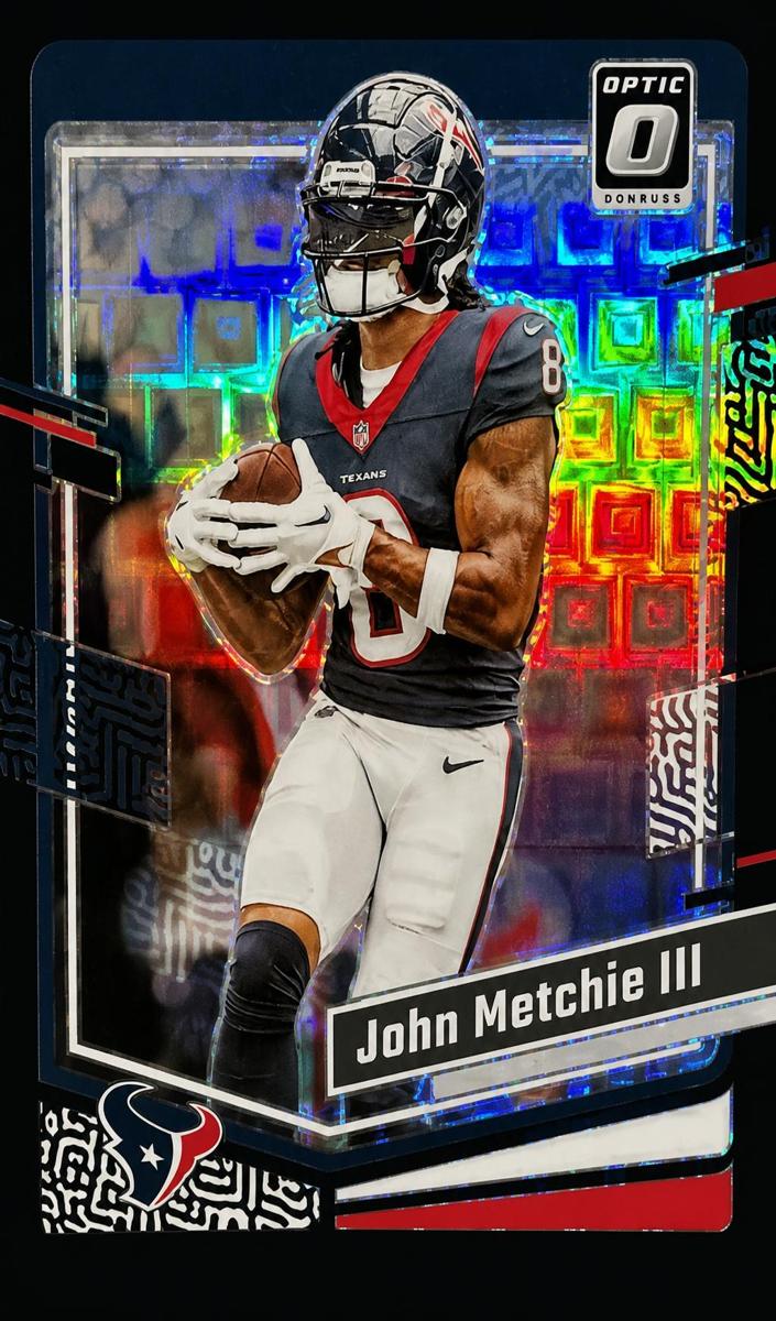 2023 Donruss Optic Football Black Pandora John Metchie III #74 PSA 9