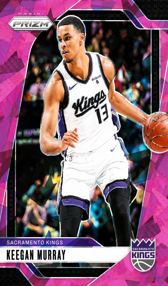 2024 Panini Prizm Basketball Pink Ice Keegan Murray #7