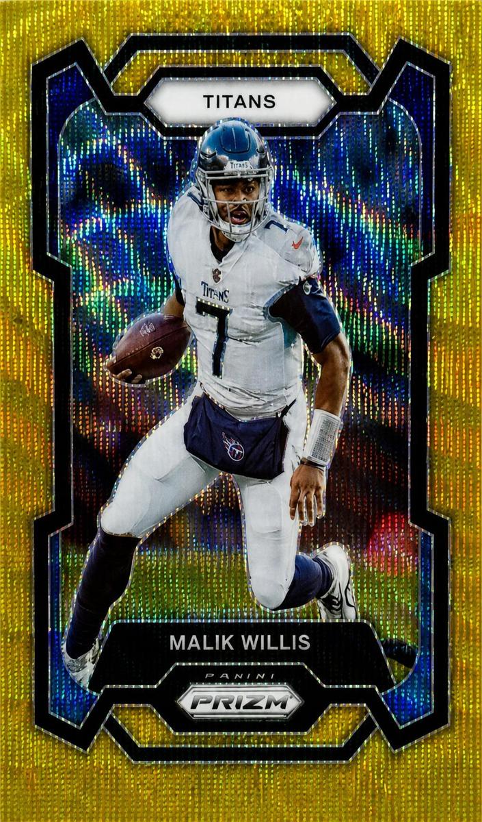 2023 Panini Prizm Football Gold Wave Malik Willis #289