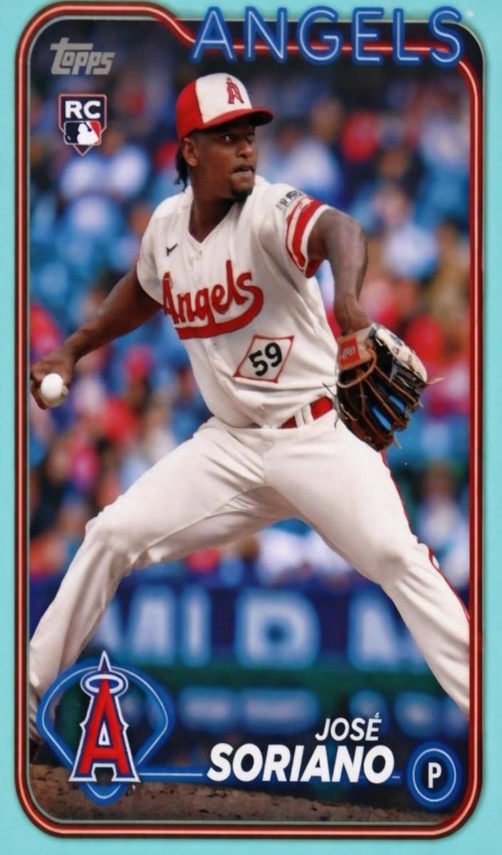 2024 Topps Baseball Aqua Jose Soriano #15