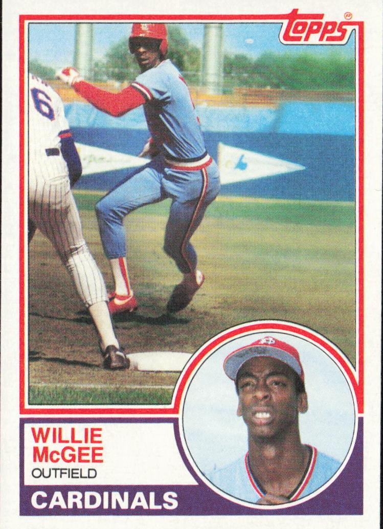 1983 Topps Baseball Willie McGee #49 PSA 9