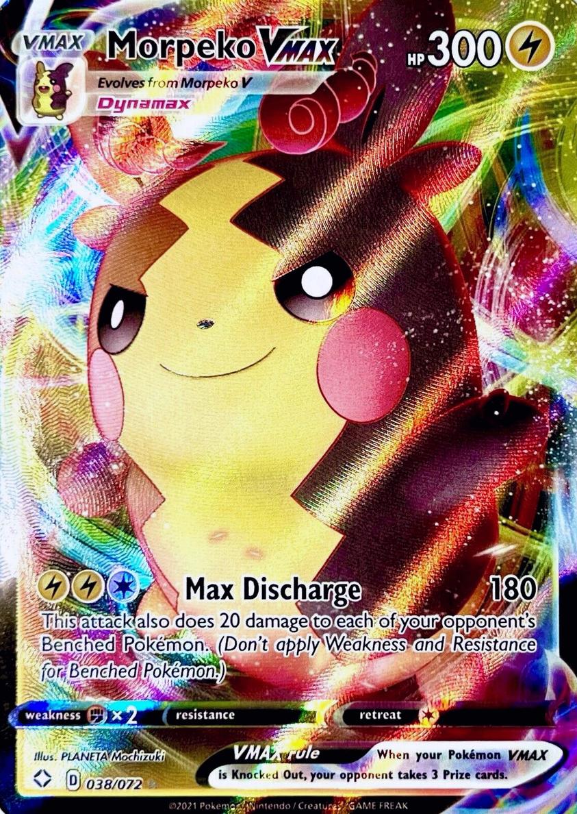 2021 Pokemon Shining Fates Full Art Morpeko #38 CGC 9
