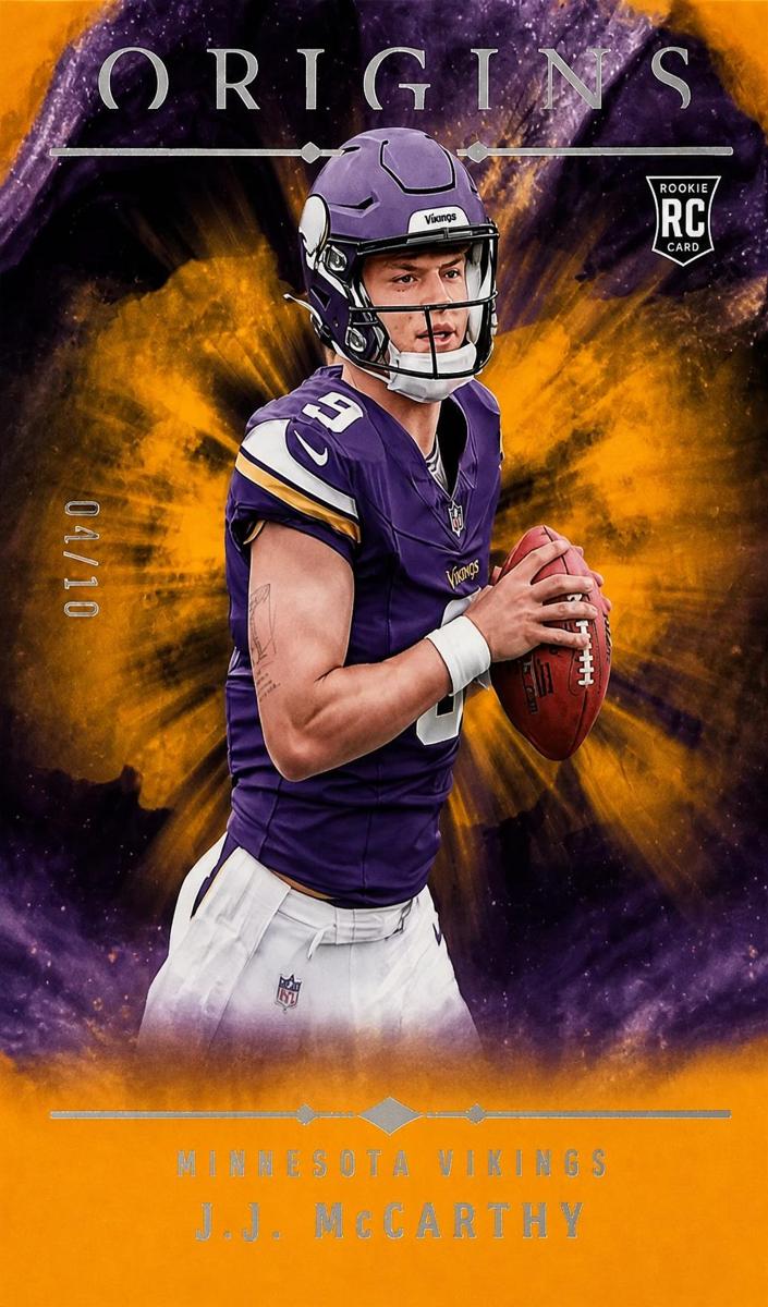 2024 Panini Origins Football Gold J.J. McCarthy #103