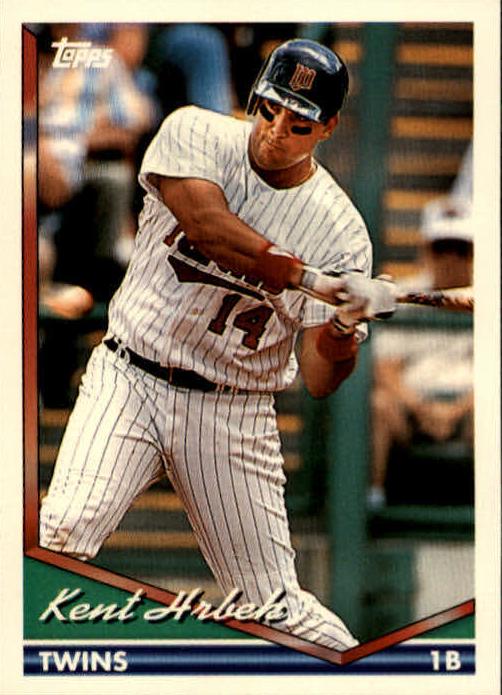 1994 Topps Baseball Kent Hrbek #490