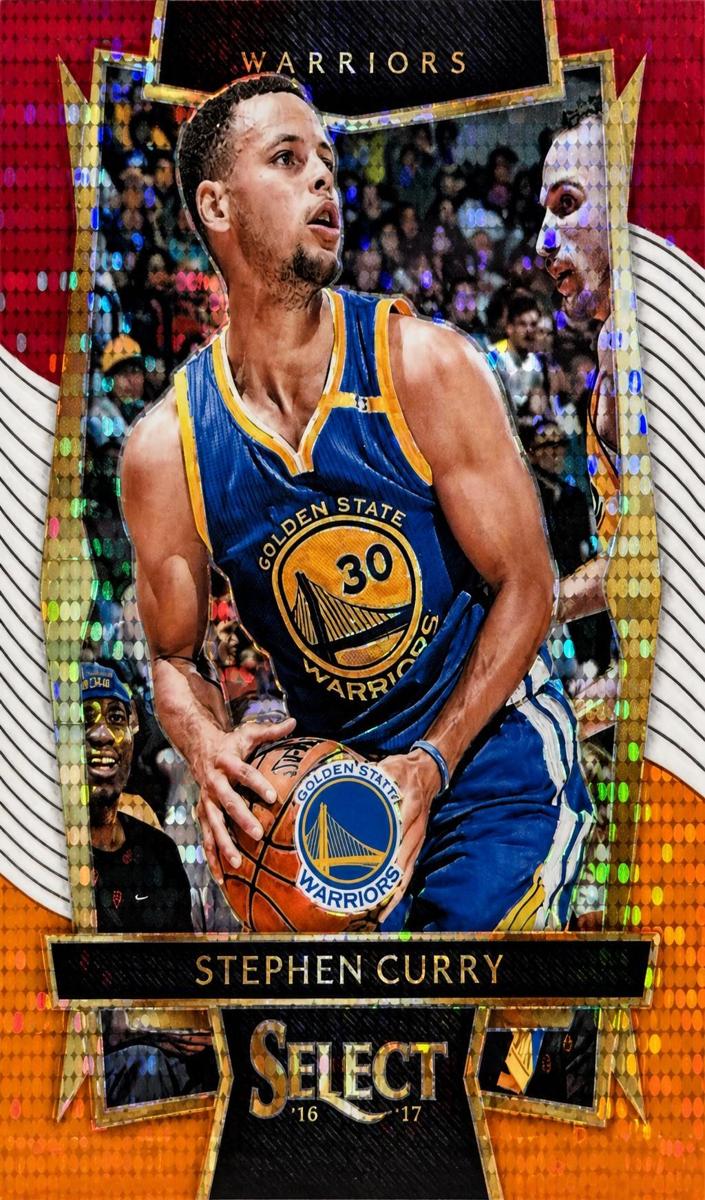 2016 Panini Select Basketball Tri Color Stephen Curry #88 PSA 9