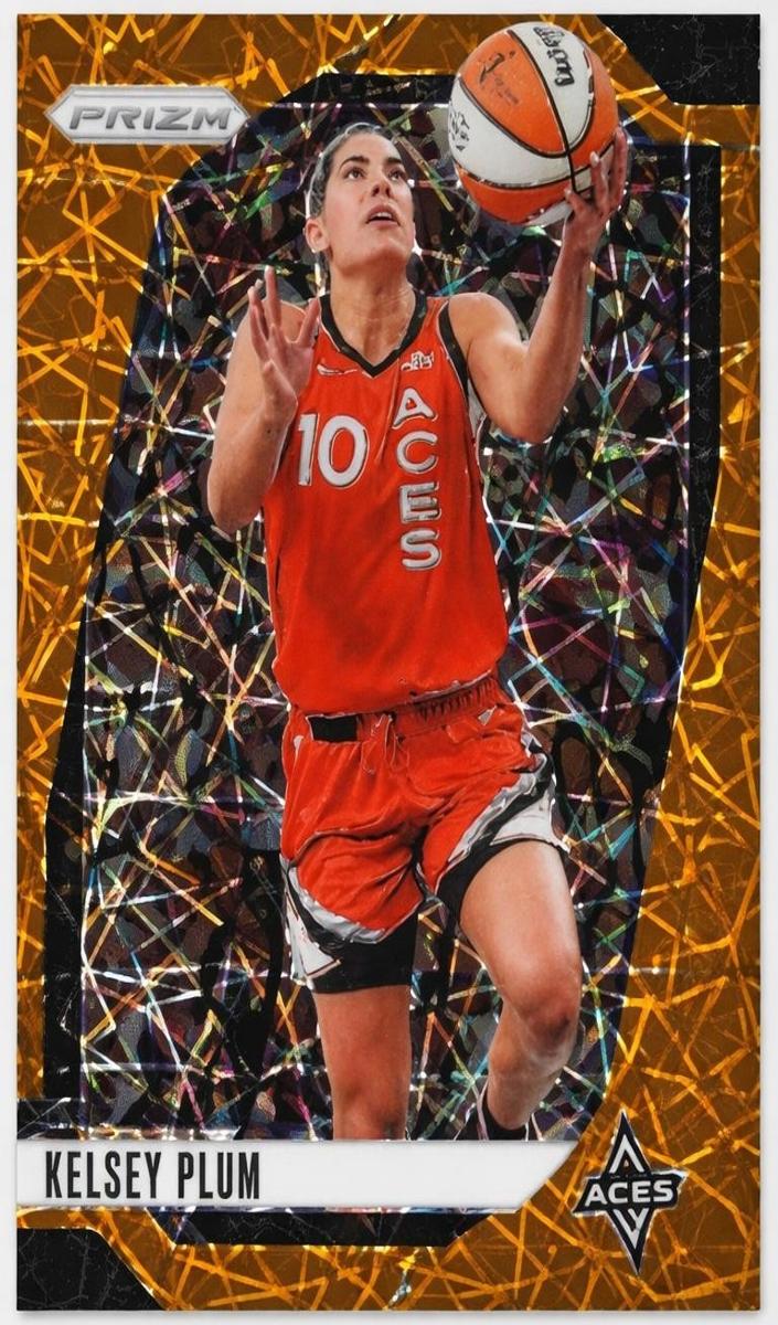 2024 Panini Prizm WNBA Basketball Orange Velocity Kelsey Plum #77