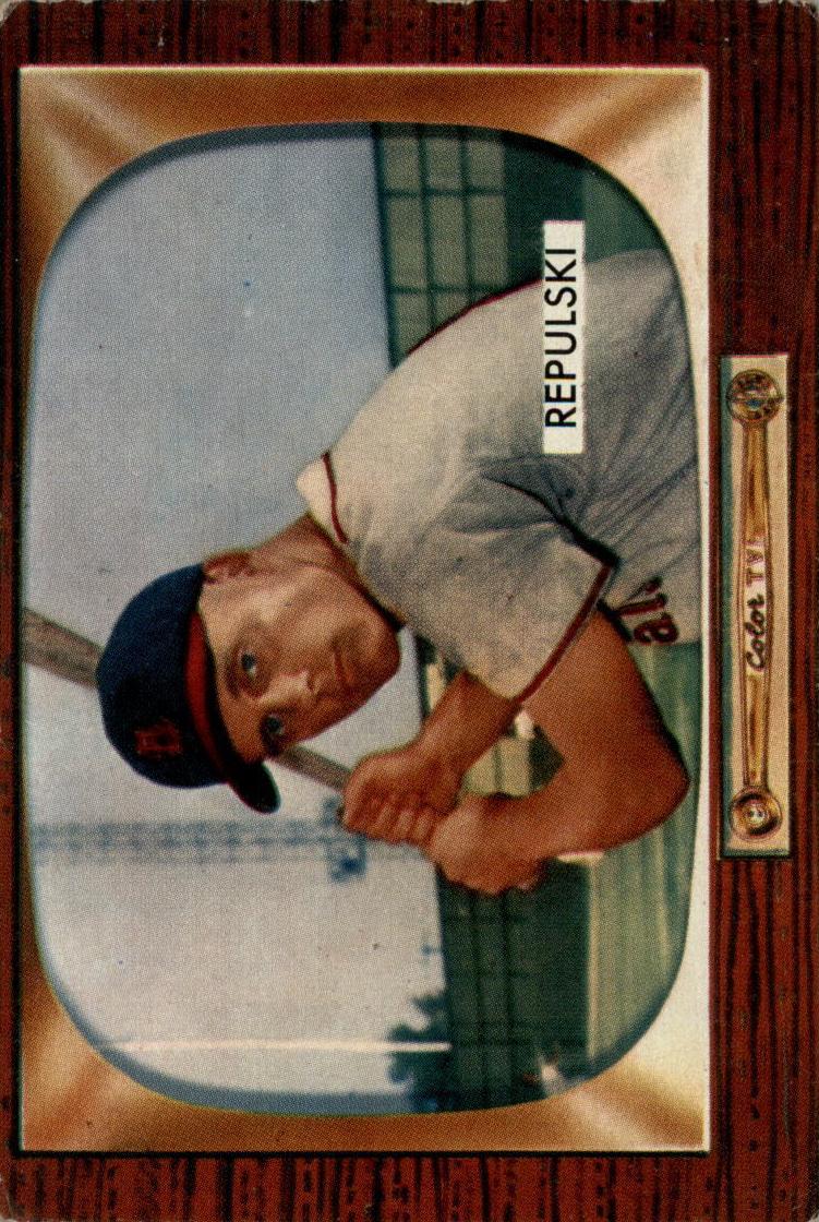 1955 Bowman Baseball Rip Repulski #205 PSA 6