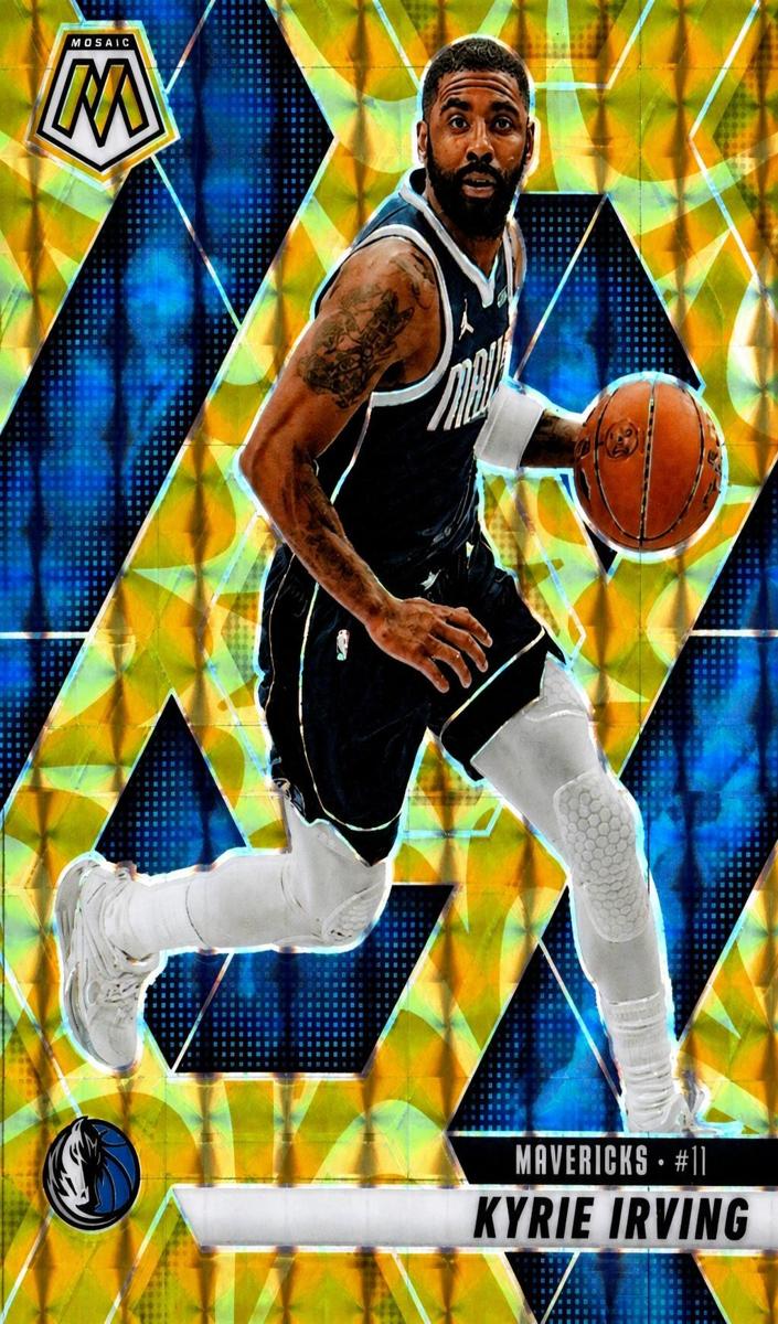 2024 Panini Mosaic Basketball Reactive Yellow Kyrie Irving #184