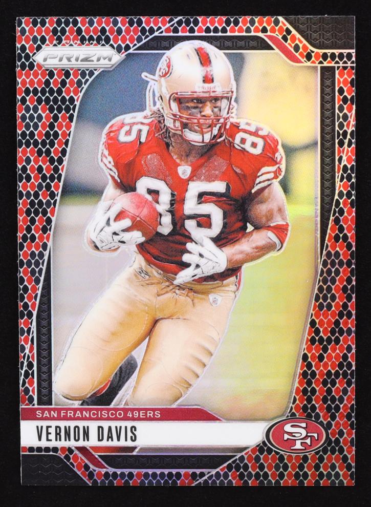 2024 Panini Prizm Football Snakeskin Vernon Davis #258