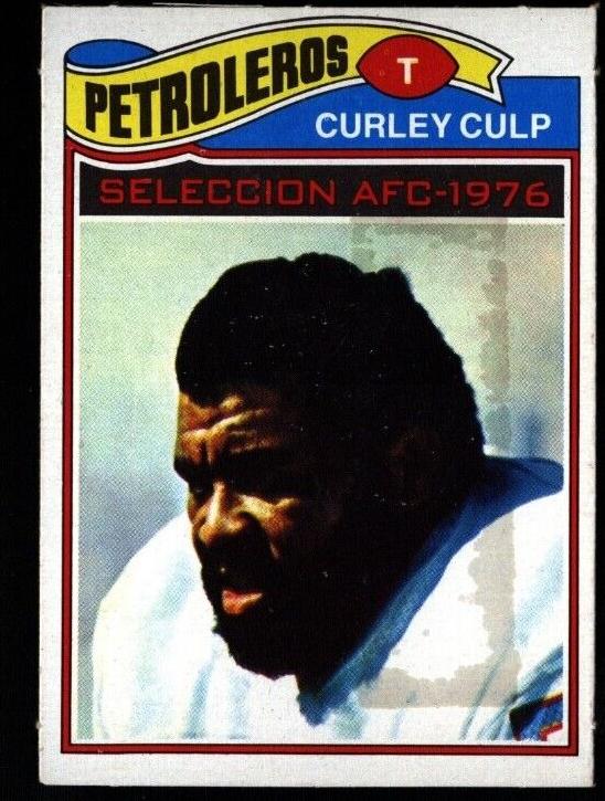 1977 Topps Mexican Football Curley Culp #280
