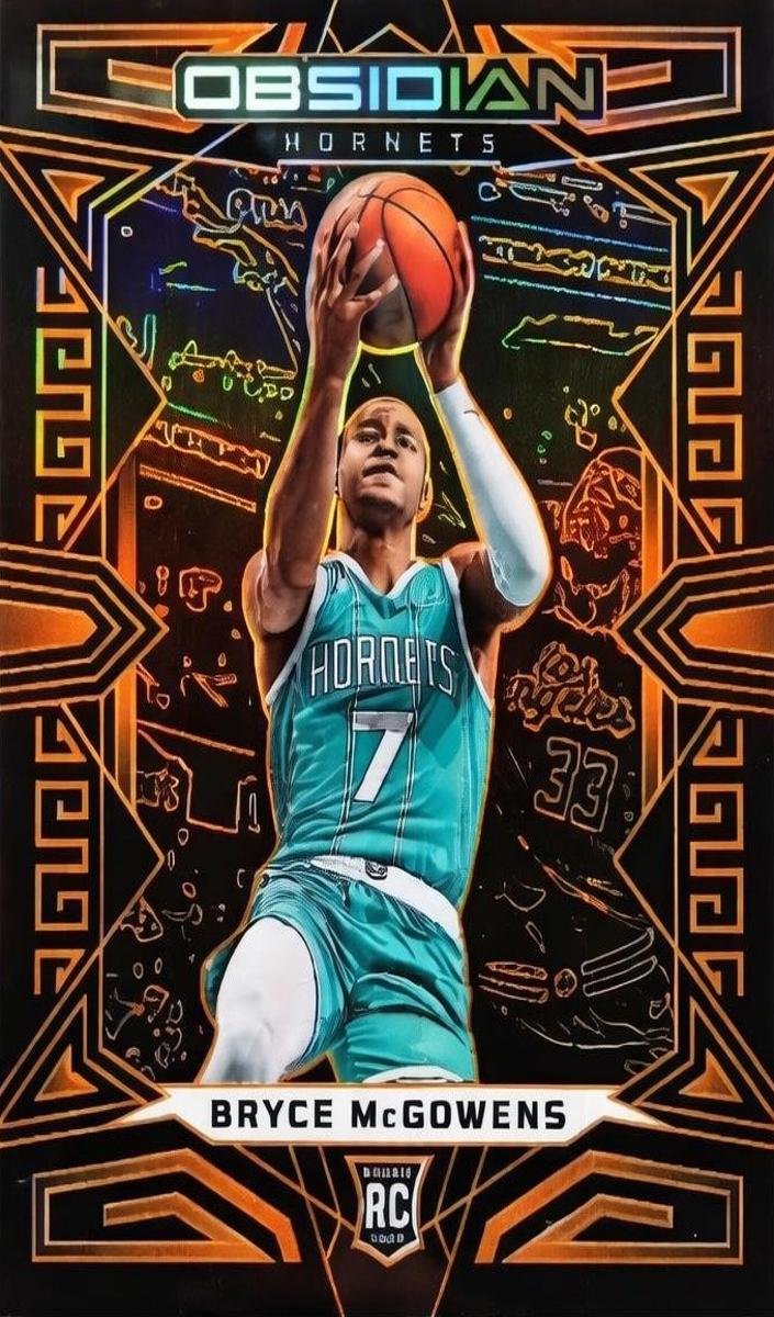 2022 Panini Obsidian Basketball Electric Etch Orange Bryce McGowens #158