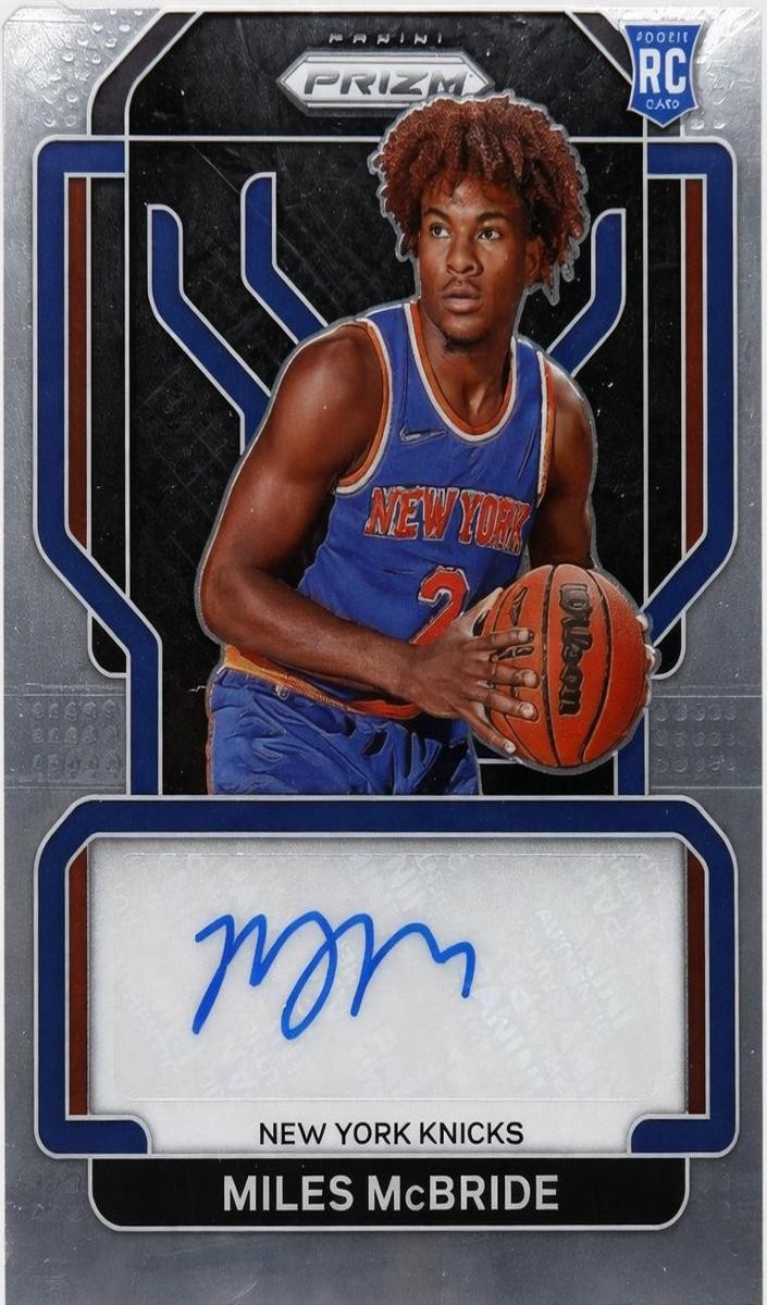 2021 Panini Prizm Basketball Miles McBride #RS-MMR PSA 9