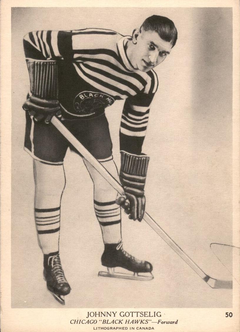 1939 O-Pee-Chee V301-1 Hockey Johnny Gottselig #50
