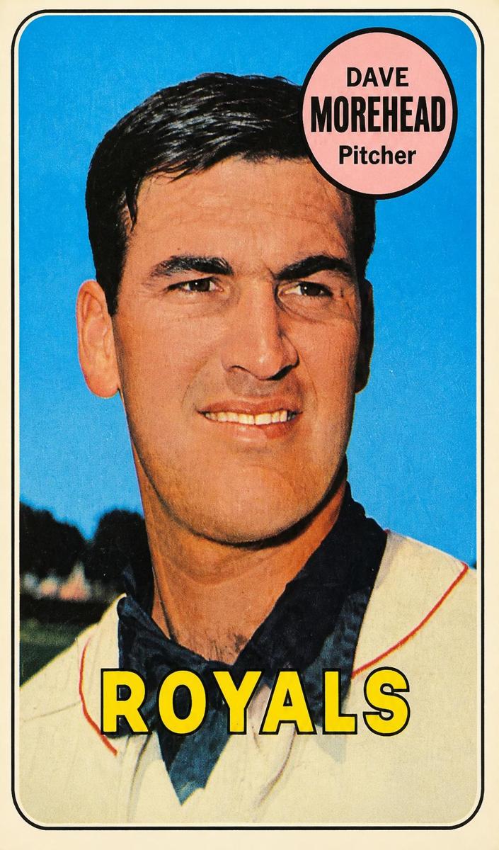 1969 O-Pee-Chee Baseball Dave Morehead #29 PSA 8
