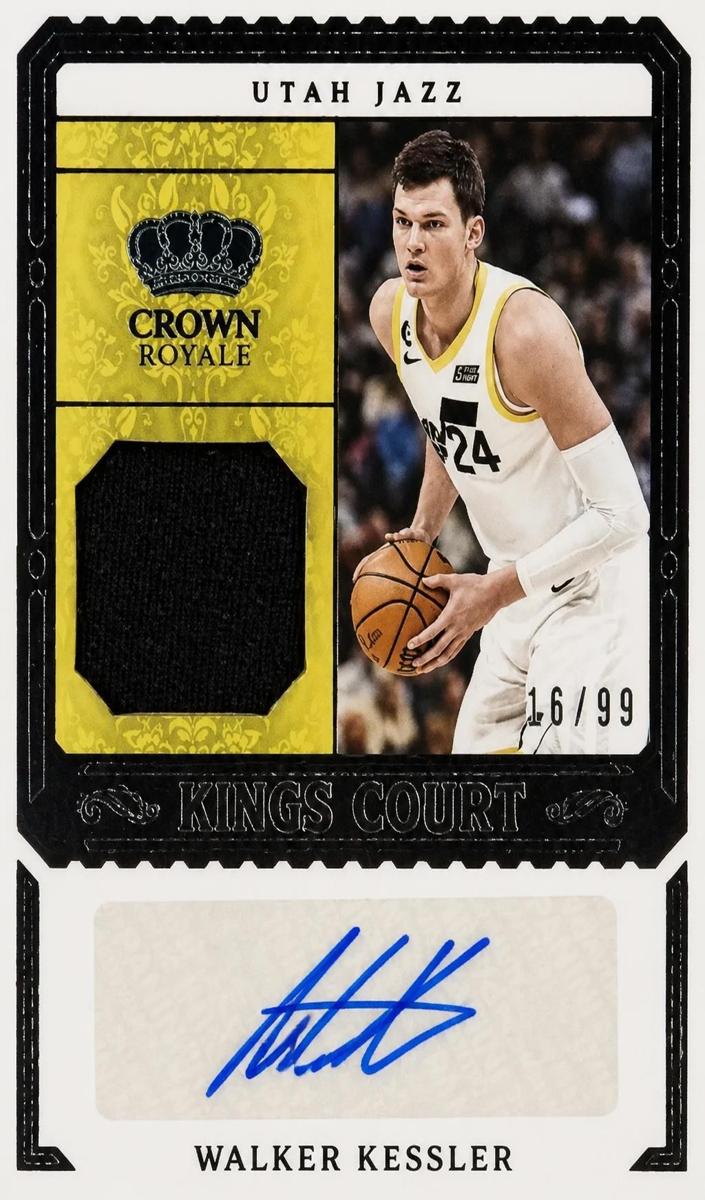 2023 Panini Crown Royale Basketball Walker Kessler #KCJ-KES PSA 8