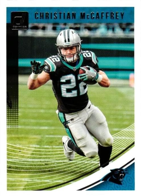2018 Panini Donruss Football Christian McCaffrey #40 PSA 10