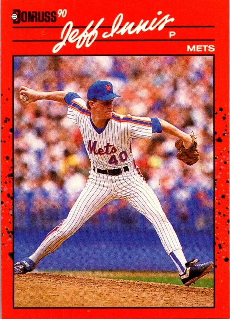 1990 Donruss Baseball Jeff Innis #408