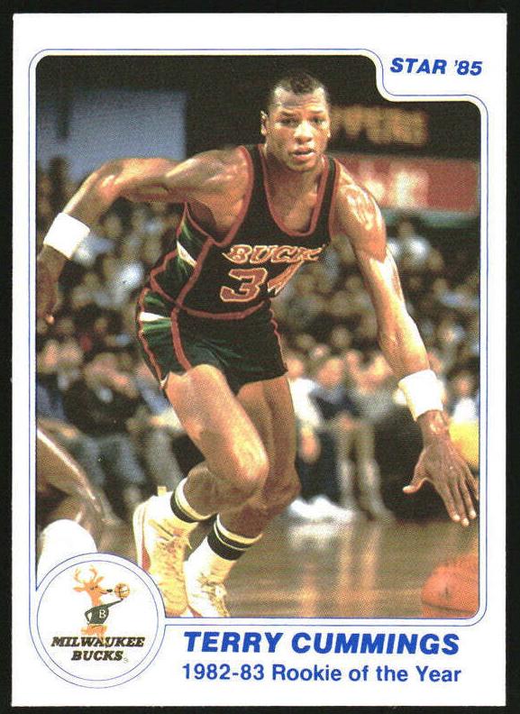 1985 Star Basketball Terry Cummings #3 BGS 9