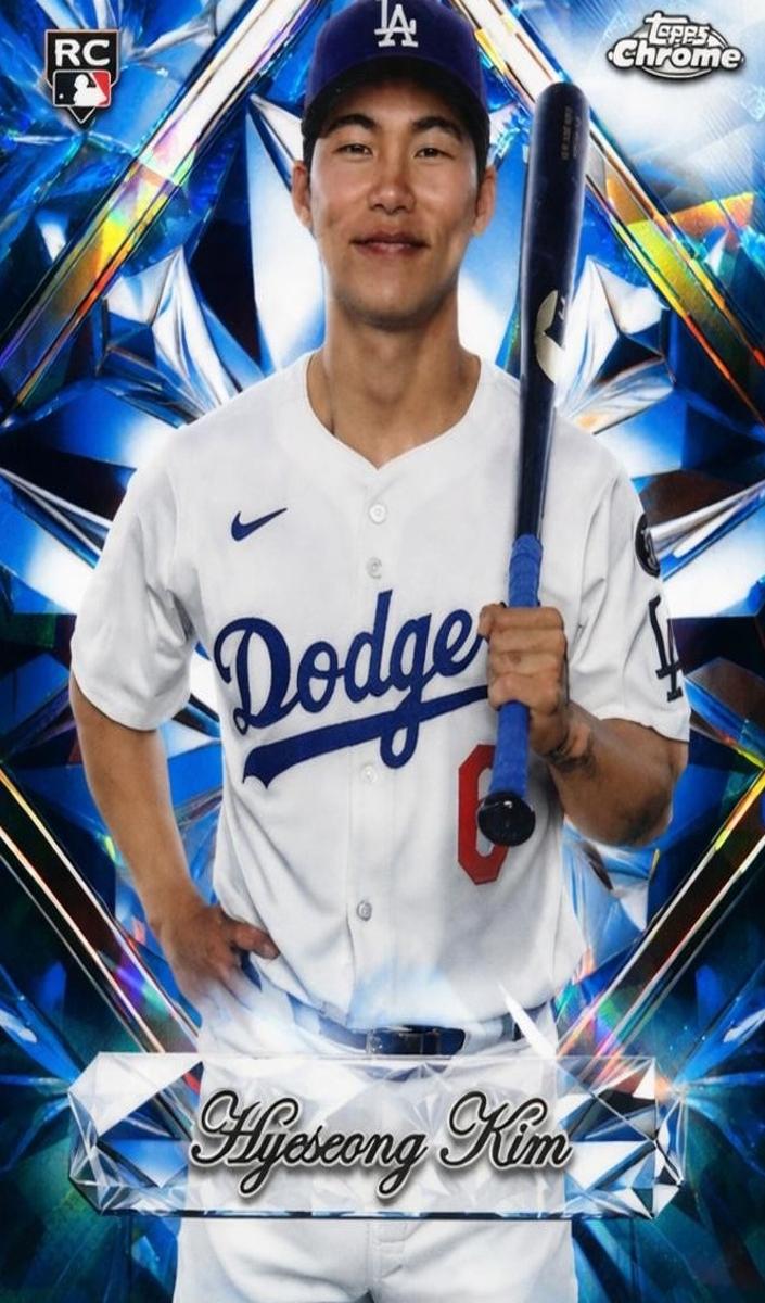 2025 Topps Chrome Update Sapphire Baseball Hyeseong Kim #SS-32 PSA 10