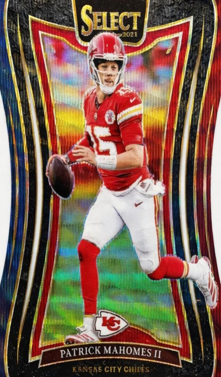 2024 Panini Select Football Tri-Color Patrick Mahomes II #388 PSA 9