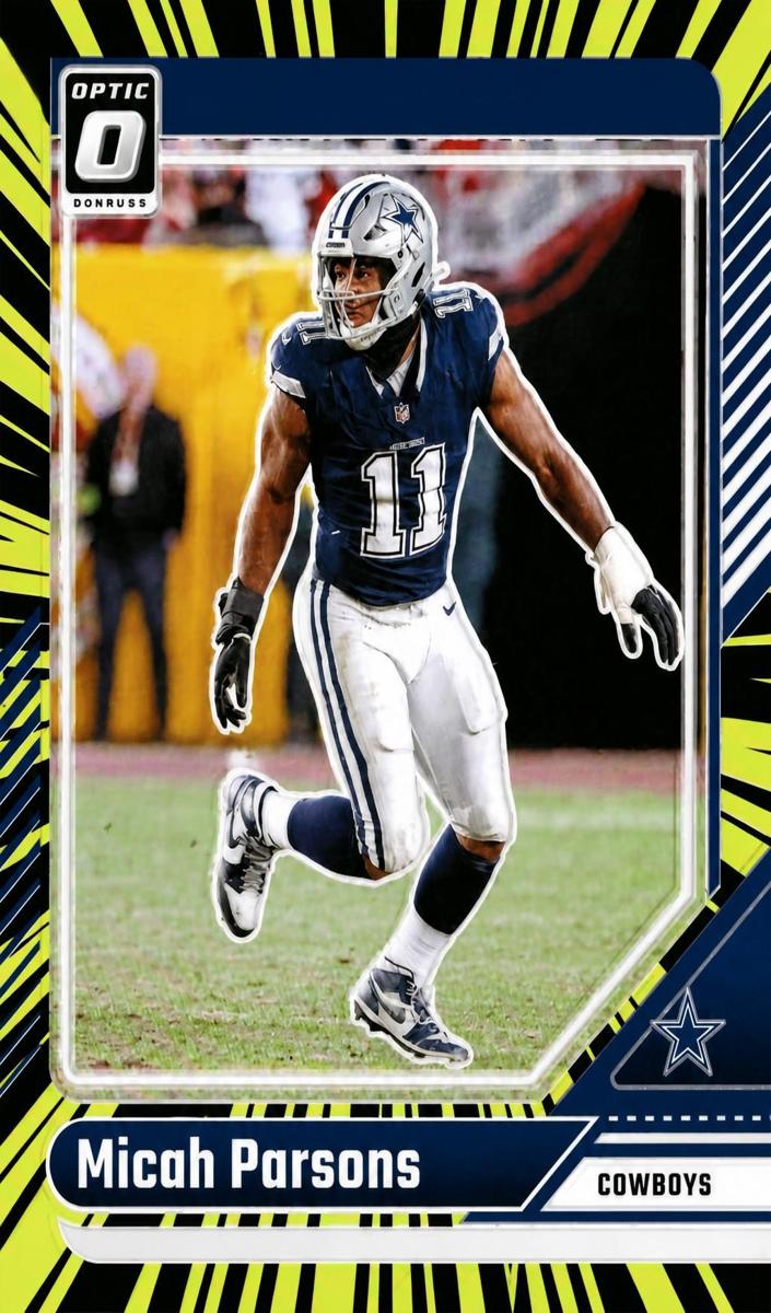 2024 Donruss Optic Football Electricity Micah Parsons #56 PSA 9