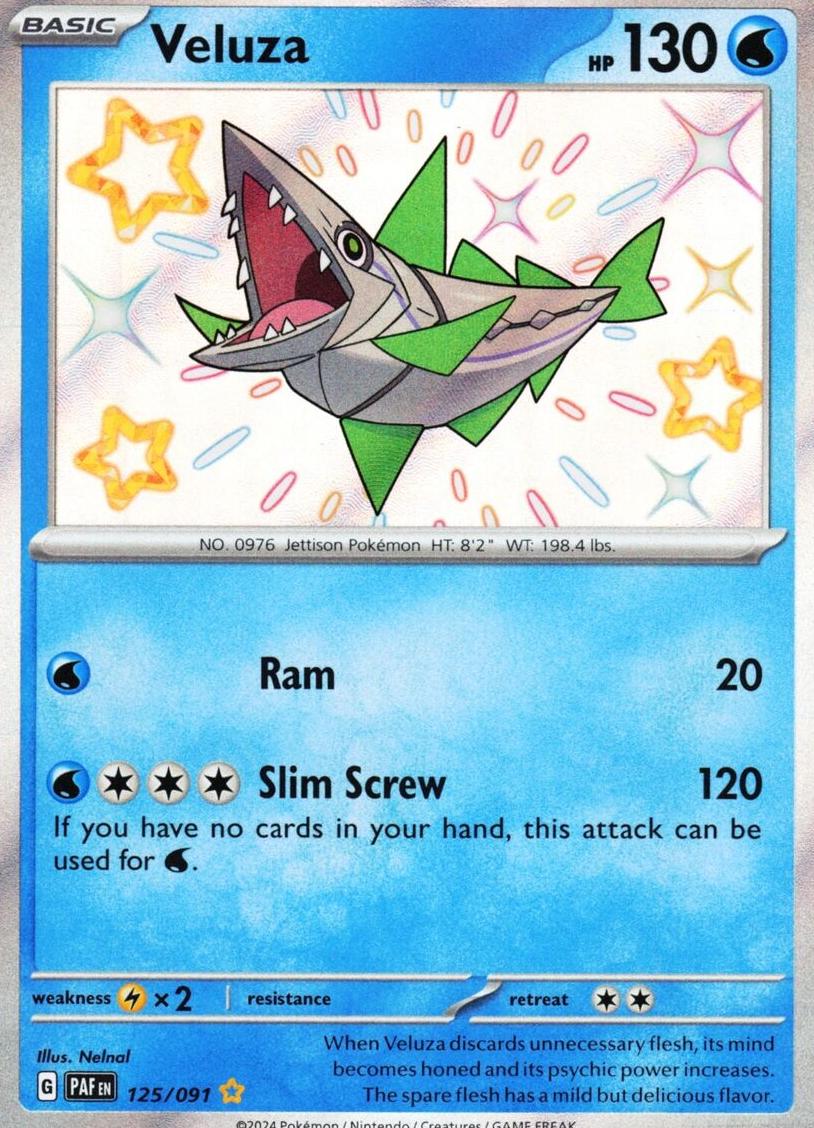 2024 Pokemon Scarlet & Violet Paldean Fates Veluza #125 PSA 10
